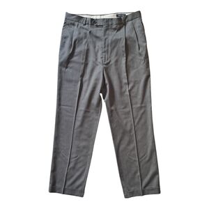 Nautica Men's Gray Dress Pants 100% Wool